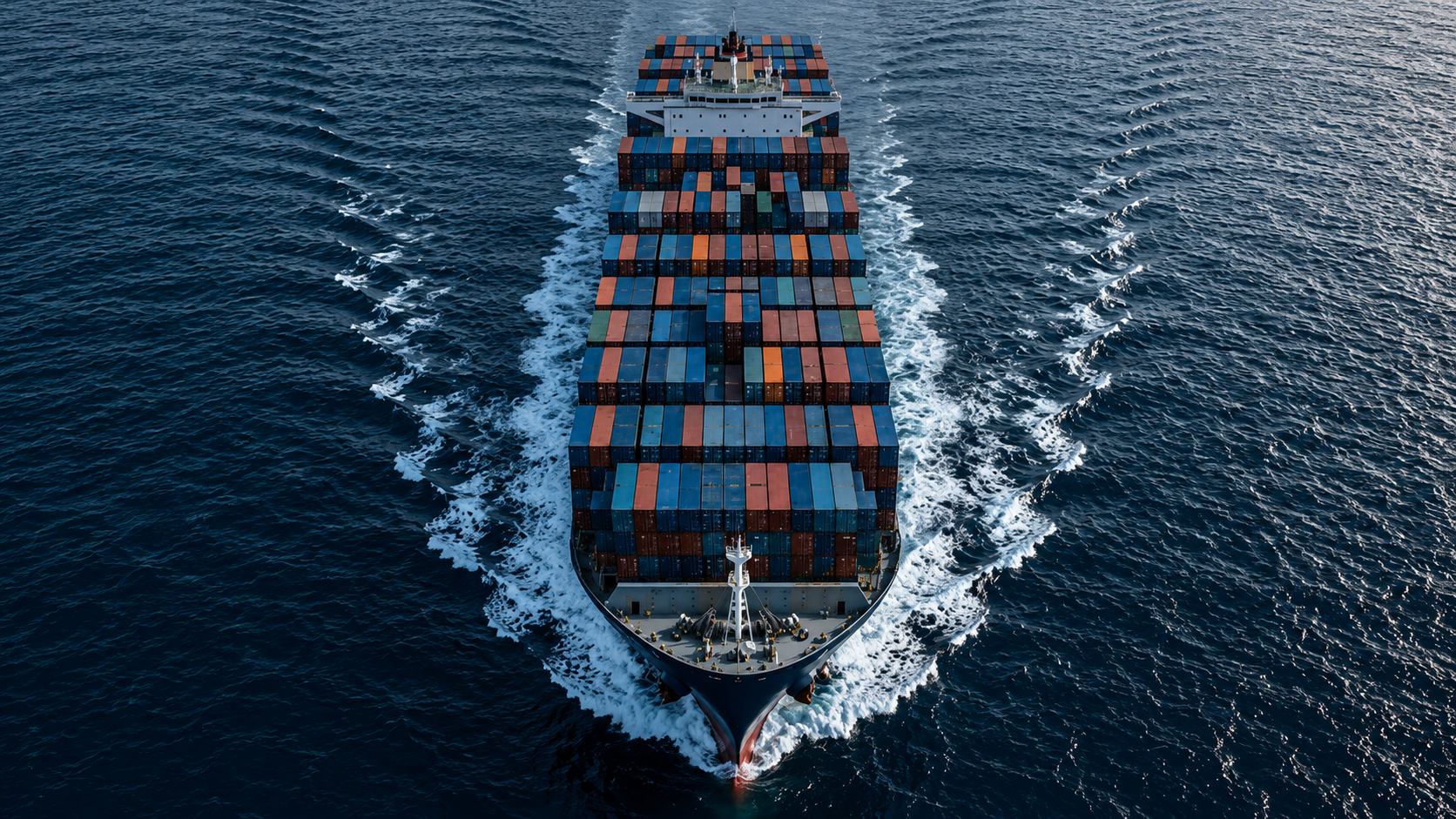 Container shipping maritime operations